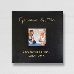 Personalized Grandma Photo Album, Grandparents Photo Album, Gift For Grandma, Mothers day Photo Album, Gift From Grandkids, Nana, Grandpa