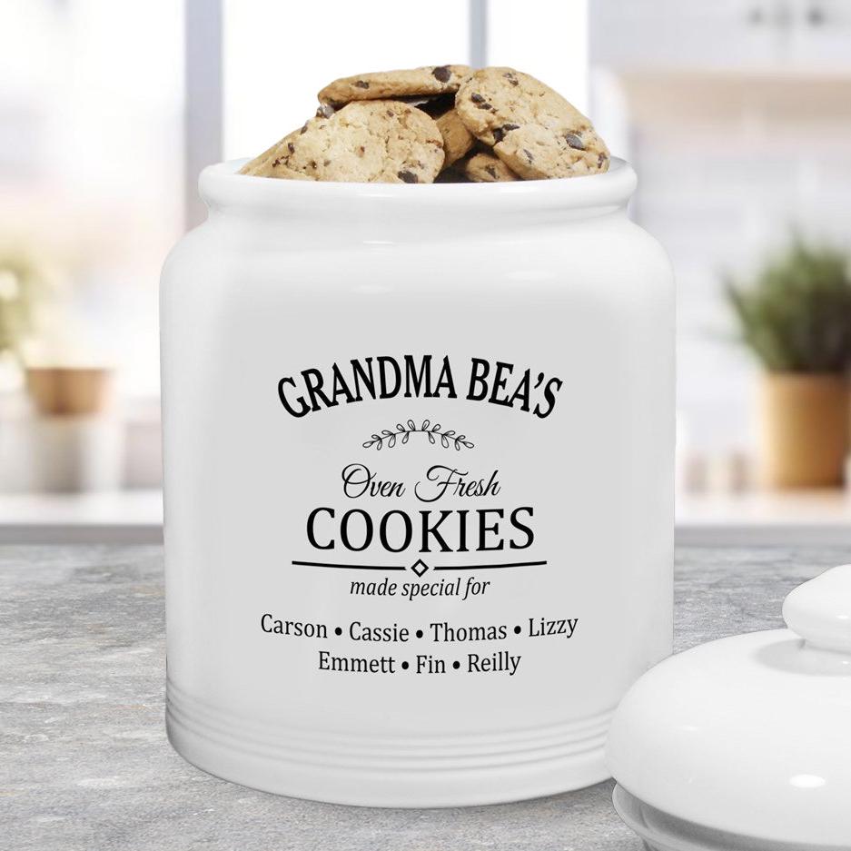 Oven Fresh Treat Personalized Cookie Jar, Custom Cookie Jar