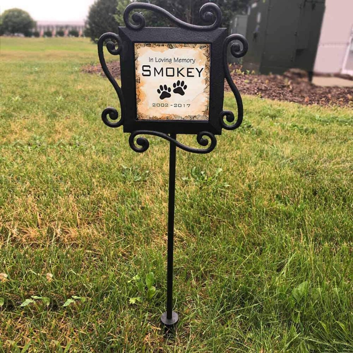 Personalized Pet Memorial Garden Stake Pet Memorial Grave Etsy