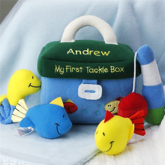 My First Tackle Box Personalized Playset, Children's Toys, Kids Play Set,  Personalized Toy, Fishing Toy, Toddler, Infant Toy, Fisherman -  UK