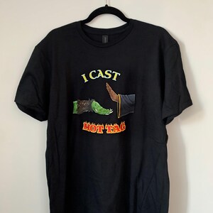 Camiseta I Cast Hot Tag – Camiseta de jugador de rol de lucha libre profesional de D&D