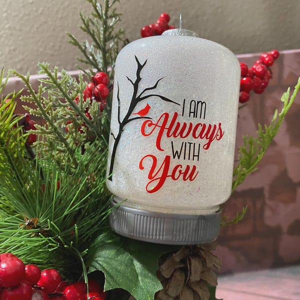 I am Always with you ornament / In Memory of / Christmas ornaments / Christmas / tree decor /shopping