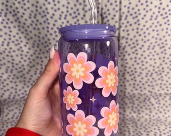 Vaso Libby de 16 oz con pajita