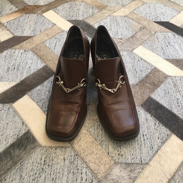 Cesare Paciotti Brown Oxford Heel Size 37