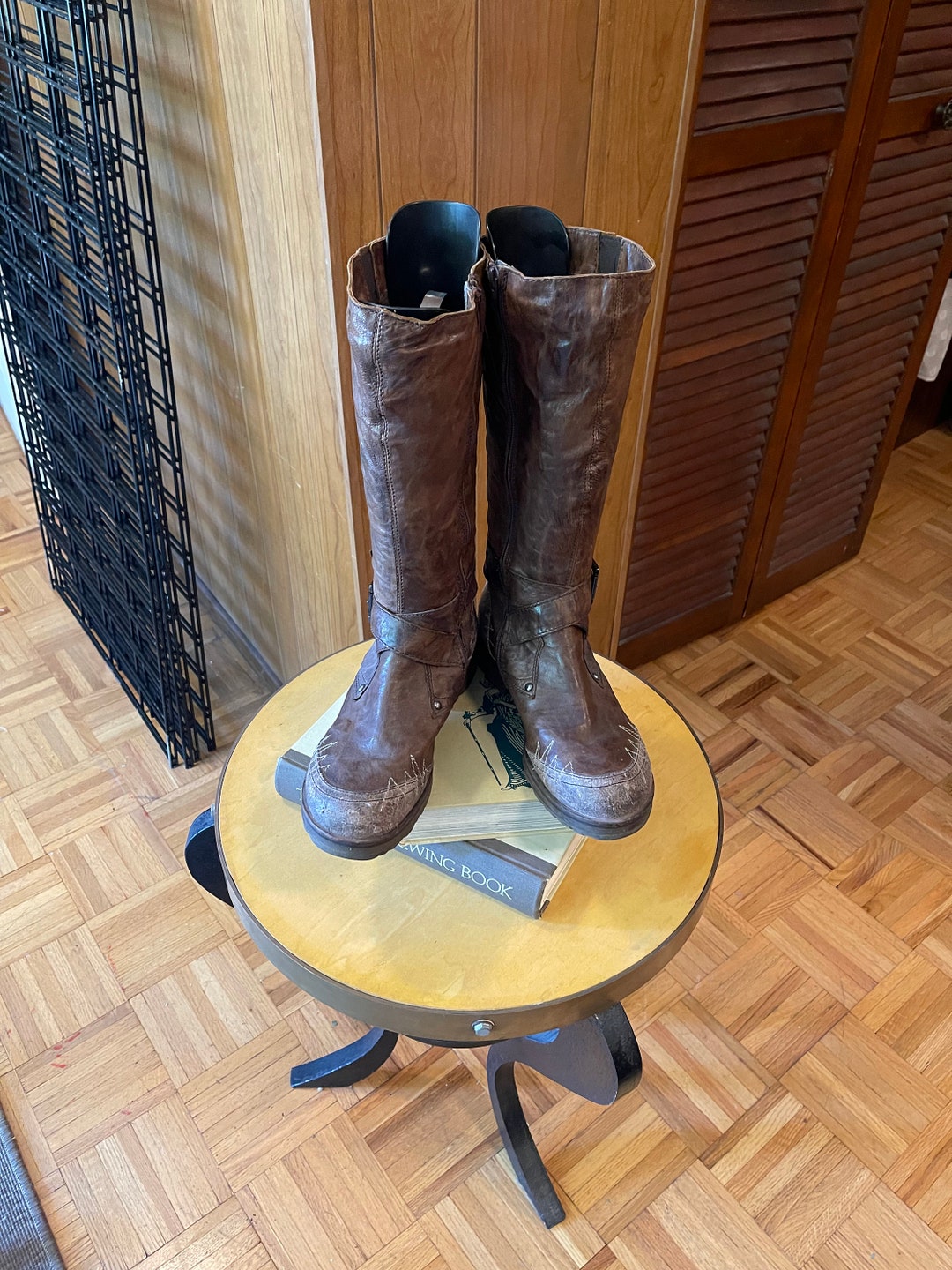 soft leather knee high boots