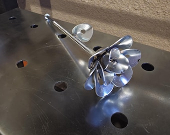 Welded Metal Flower - Rose