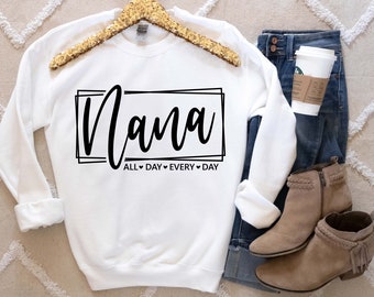 Nana SVG, Nana SVGs, Nana Shirt Designs, Framed Nana SVG, SVG's For Grandma's, T Shirt Designs For Nana's, Instant Download, Commercial Use