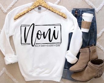 Noni SVG Design, Cricut Cut File, Digital Download PNG
