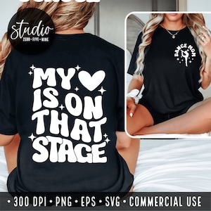 Dance Mama Png Svg Dxf Dance Svg Dance Mom Svg Dance Svg per Cricut Silhouette Front Back Svg Png Dance Competition Svg Dance Mom Era Svg
