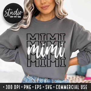 Mimi Varsity Svg Mimi Svg Mimi Stacked Svg Mimi Svg Png Eps Mimi Svg File Mimi Svg Varsity Grandma svg Grandma Svg Commercial Use Cut File