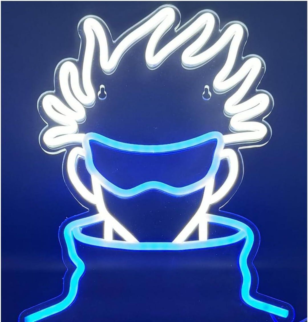 Custom Gojo LED Wall Neon Light – Anime Inspired Room Decor - Etsy