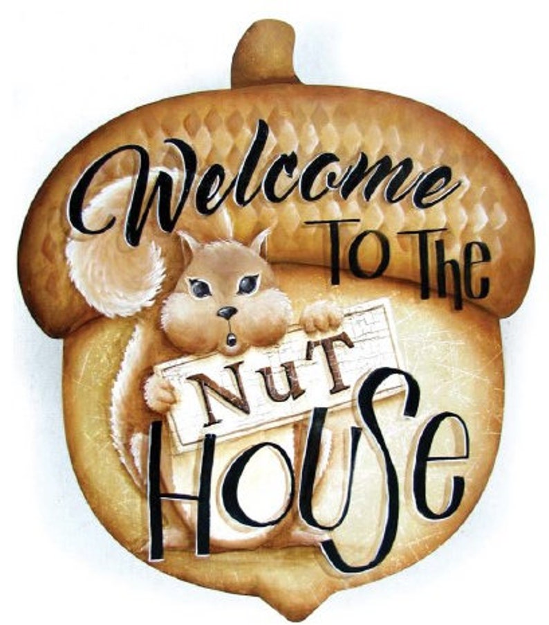 to the Nut House Plaque EPattern by Chris Haughey Visual Arts
