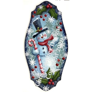 Hello Snow Plaque E-Pattern by Chris Haughey Designs