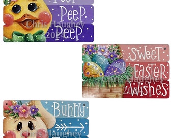 Easter Book Stack Ornaments E-Pattern by Chris Haughey Designs