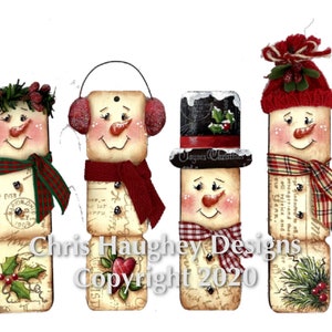 Merry Men Marshmallow Ornies E-Pattern