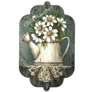 Country Daisies and Old Lace E-Pattern by Chris Haughey Designs