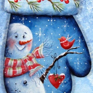 Snowman Love Ornament E-Pattern