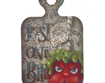 Just One Bite Plaque E-Pattern by Chris Haughey Designs