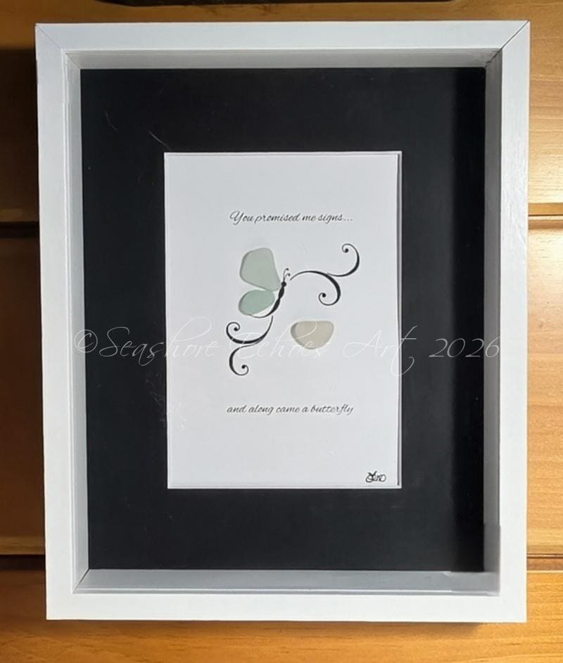 Sea Glass Butterfly - Etsy