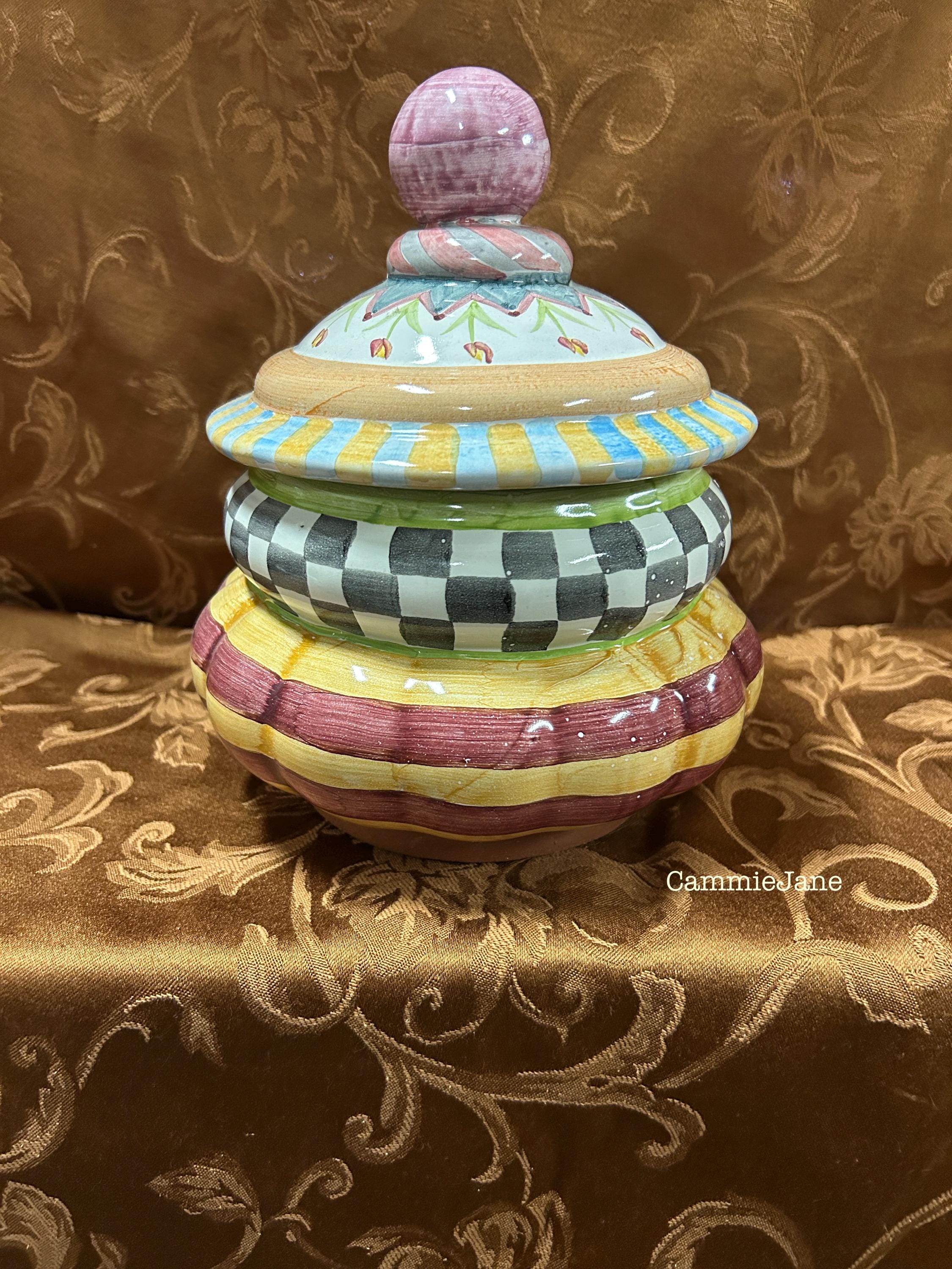 Mackenzie Childs Canisters - Etsy