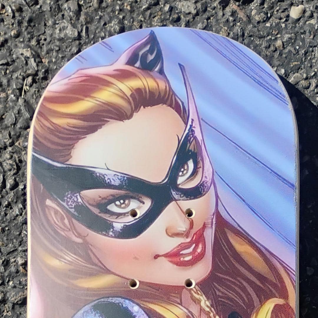 60s Pin up Cat Woman Fan Art Skateboard Deck - Etsy