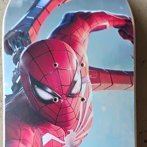 Spiderman skateboard deck - Etsy 日本