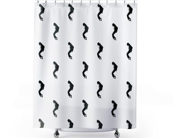 Michael Jackson (Multi) Shower Curtain | Bath Decor