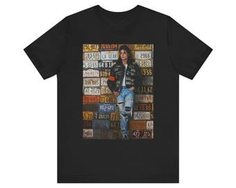 Vintage MJ License Plate Wall T-Shirt | Michael Jackson