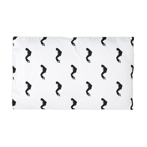 Pillowcase | Michael Jackson | Black Silhouette Pattern