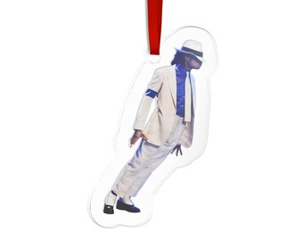Smooth Criminal-inspired Acrylic Ornament | Michael Jackson Decor