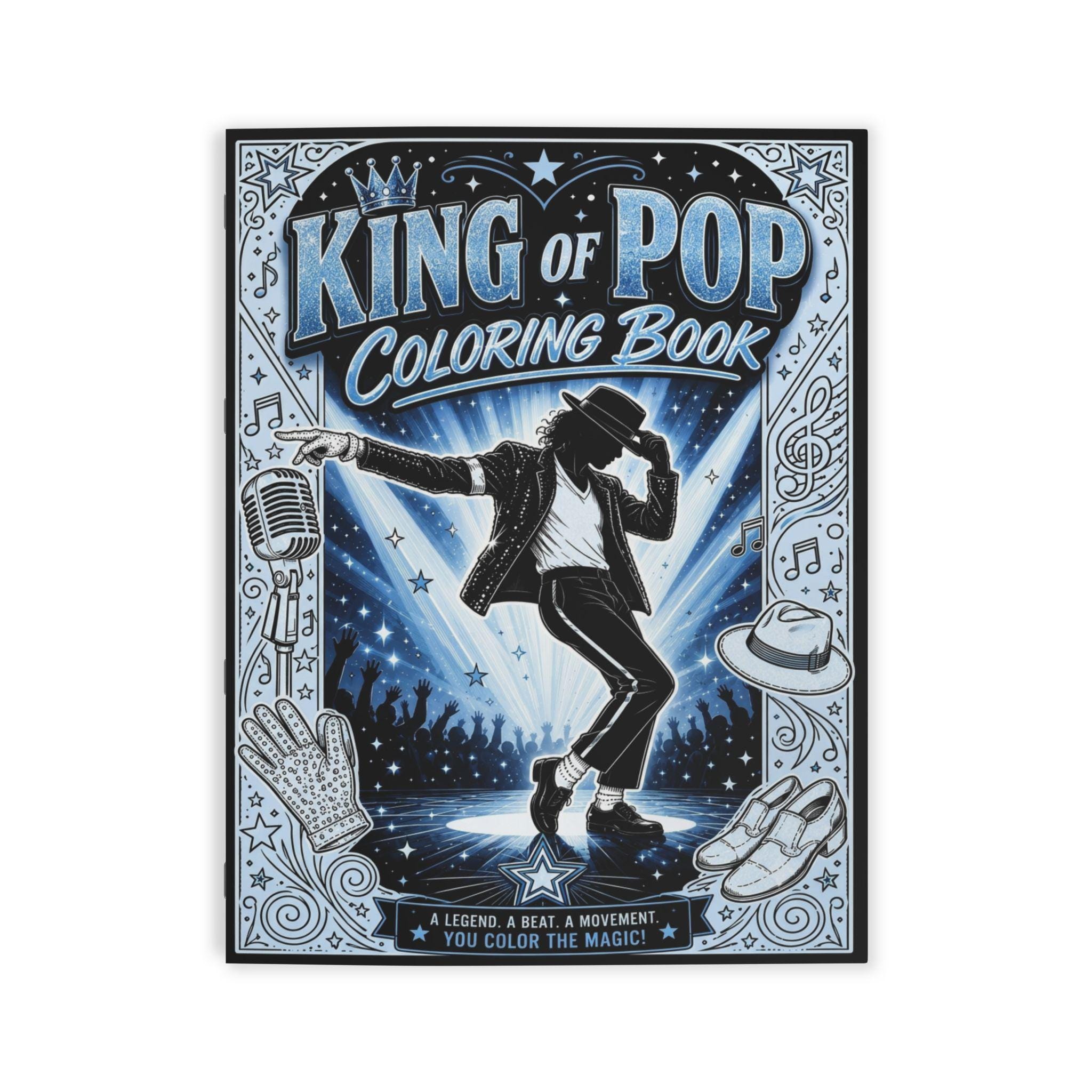 Michael Jackson King of Pop Coloring Book | Music Icon Tribute