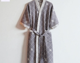 Unisex Artisan Print Robes | Soft Cotton | Vintage Patterns