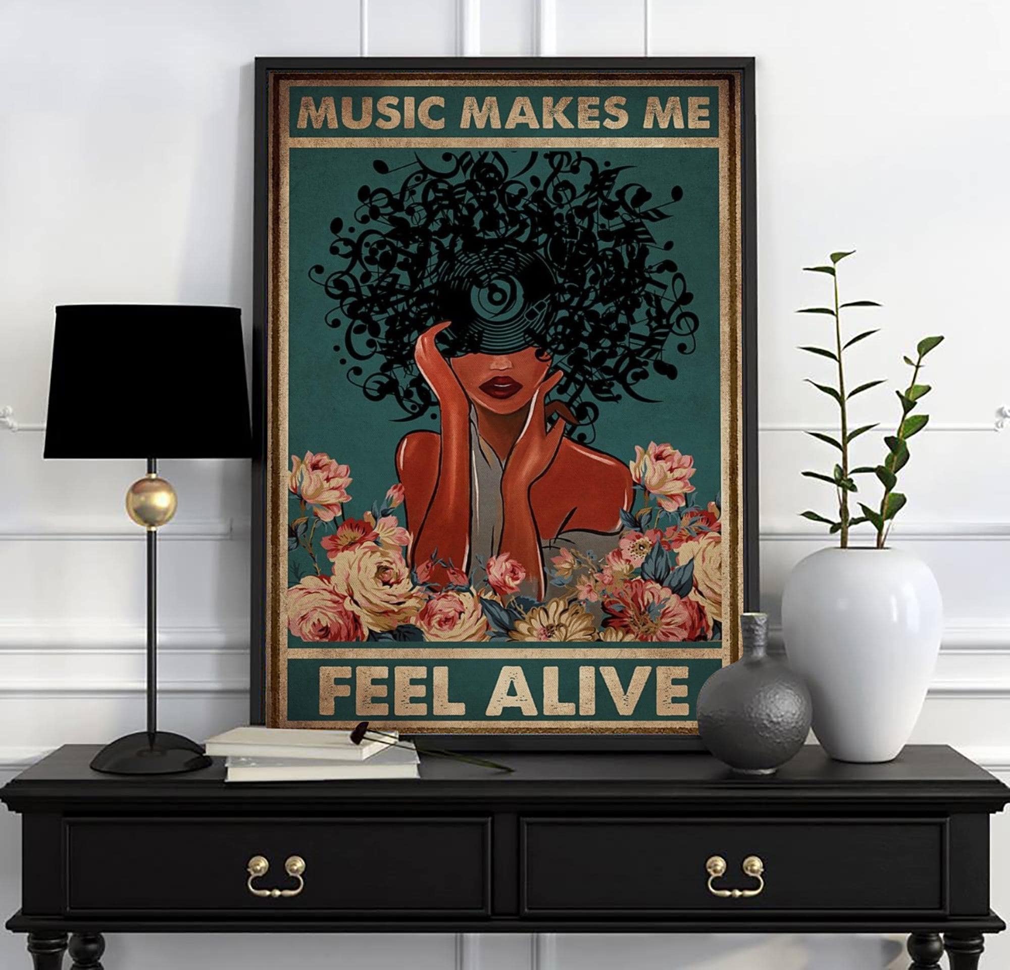 Girl Music Poster - Etsy
