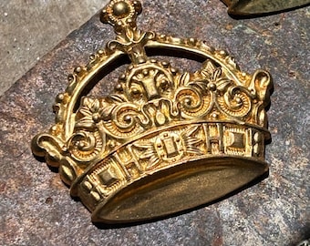 Elegant German Made Crown with Cut Out Top (1 pc)