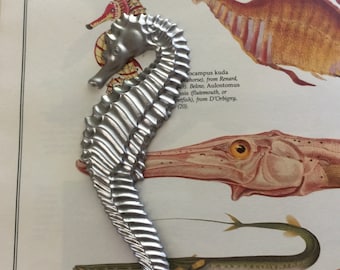 Rare BIG  Seahorse Aluminum  (1 pc)