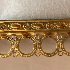 RARE cerclage circulaire fabuleux 13/16&quot; de large (vendu au pied)