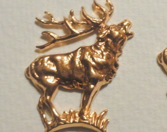 RARE Vintage Tiny Coin Sized Elks  (1 pc)