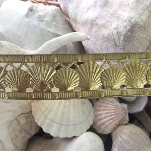 RARE Scallop Shell Banding 1 foot image 3