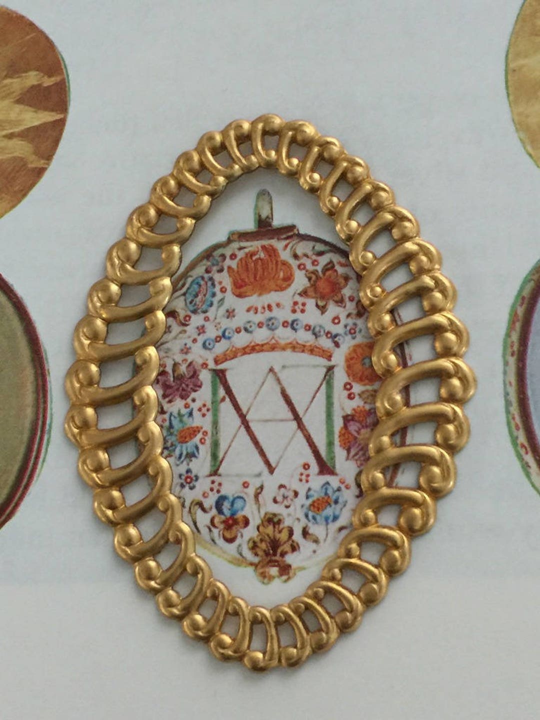 Loop De Lou Filigree Oval Border or Frame Front Trim ( 1 Pc) - Etsy