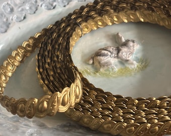 Galería de cuentas con ondas griegas para diseño (se vende por pie)