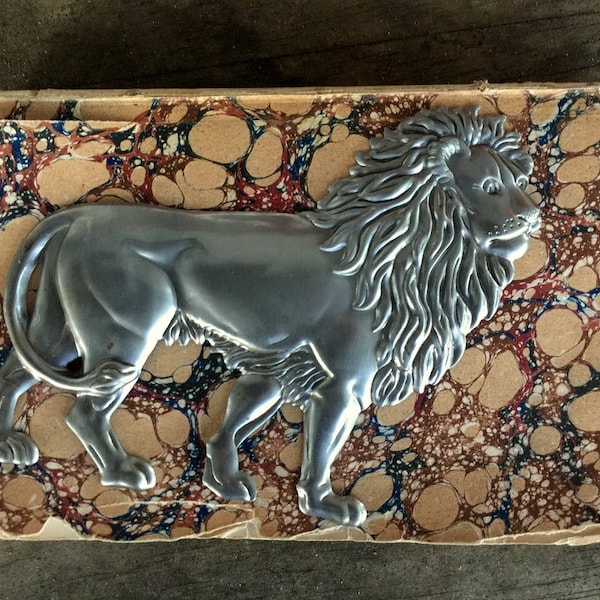 Rare Big Lion Steel Stamping (1 pc)