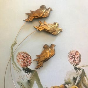 Rare Love Birds on a Wire 2 pc image 5