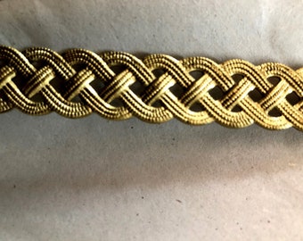 RARE Braided Style Banding 5/8" wide (sold by the foot)