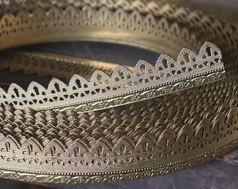 Cinta decorativa para la coronilla de la pequeña princesa de 1/2 pulgada (se vende por metro)