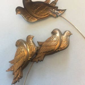 Rare Love Birds on a Wire 2 pc image 8