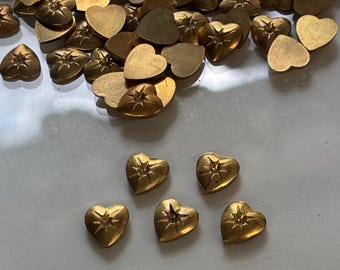 TINY Hearts made in Germany (4 pc) RARE finding