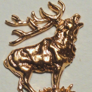 RARE Vintage Tiny Coin Sized Elks 1 pc image 2