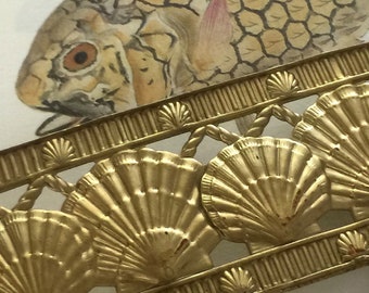 RARE Scallop Shell Banding (3 feet continuous)