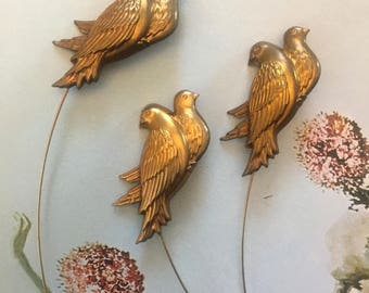 Rare Love Birds on a Wire (2 pc)