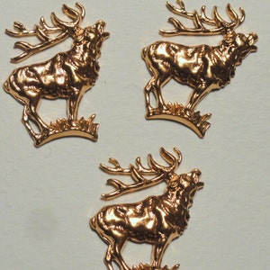 RARE Vintage Tiny Coin Sized Elks 1 pc image 3